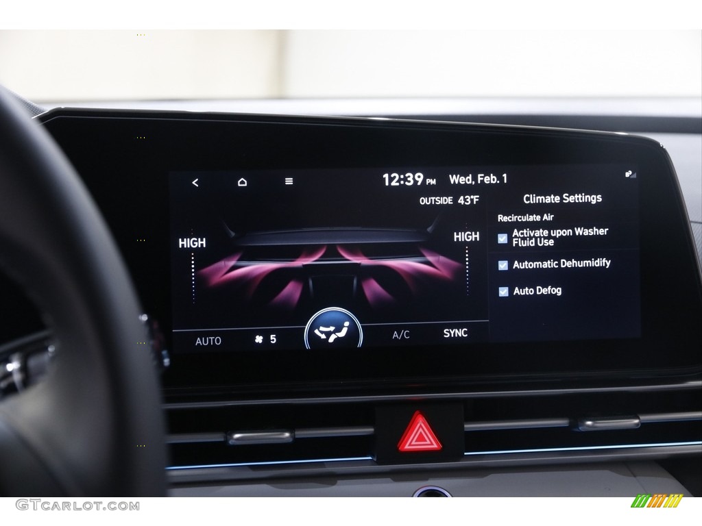 2023 Elantra Limited Hybrid - Electric Shadow / Medium Gray photo #13