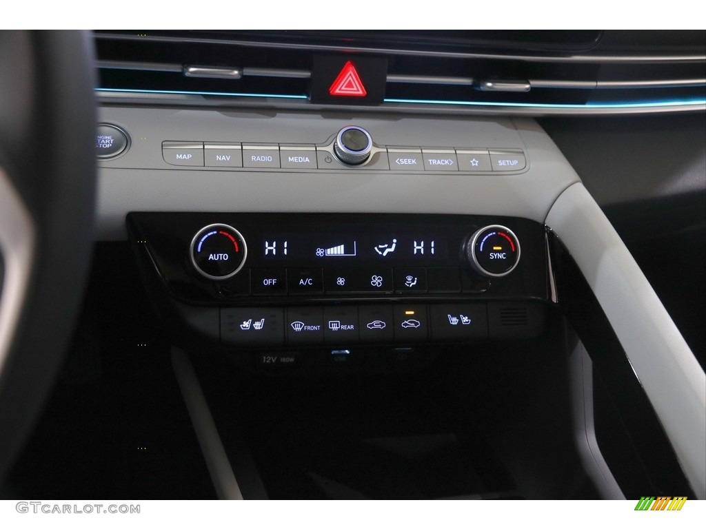 2023 Elantra Limited Hybrid - Electric Shadow / Medium Gray photo #16