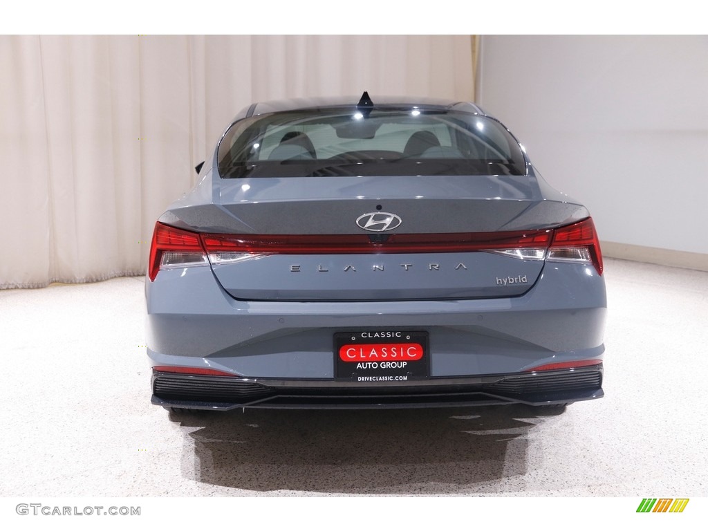 2023 Elantra Limited Hybrid - Electric Shadow / Medium Gray photo #22