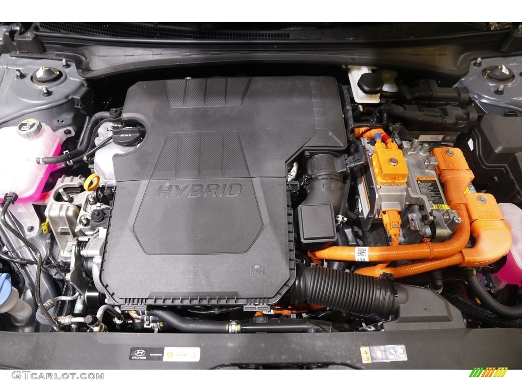 2023 Elantra Limited Hybrid - Electric Shadow / Medium Gray photo #23