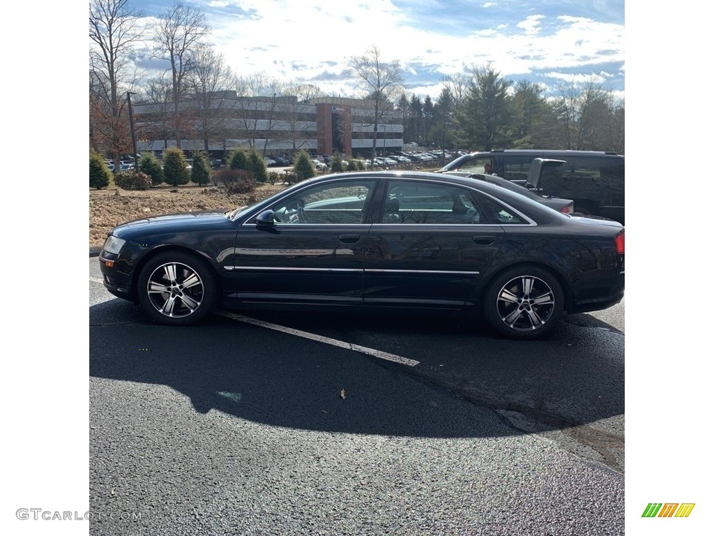 2004 A8 L 4.2 quattro - Brilliant Black / Black photo #2