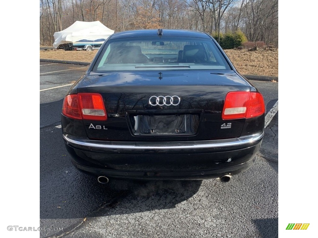 2004 A8 L 4.2 quattro - Brilliant Black / Black photo #4