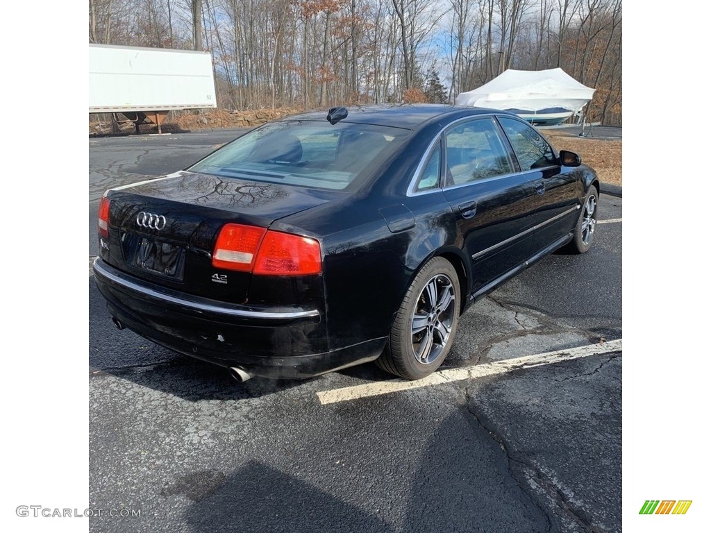 2004 A8 L 4.2 quattro - Brilliant Black / Black photo #5