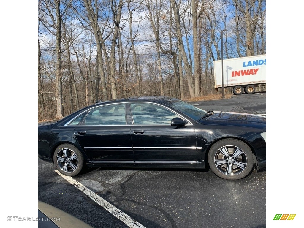 2004 A8 L 4.2 quattro - Brilliant Black / Black photo #6