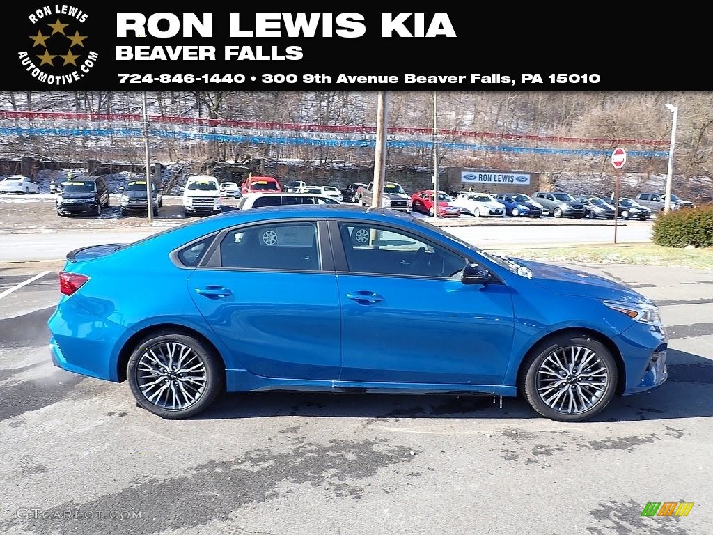 2023 Forte GT-Line - Sporty Blue / Black photo #1