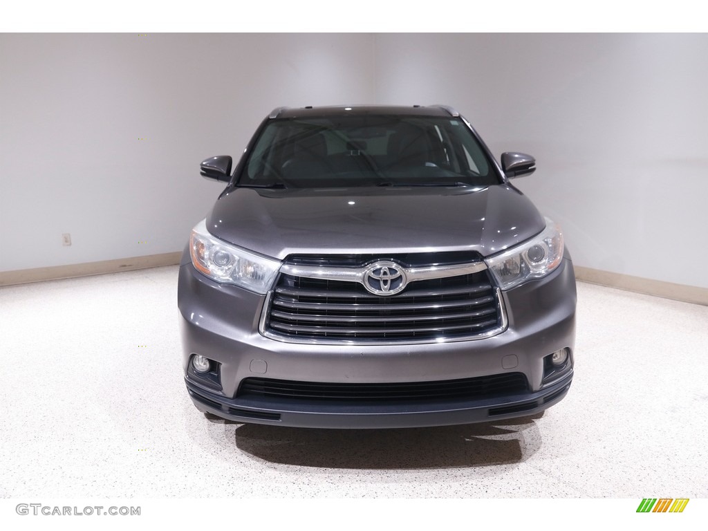 2016 Highlander XLE - Predawn Gray Mica / Black photo #2