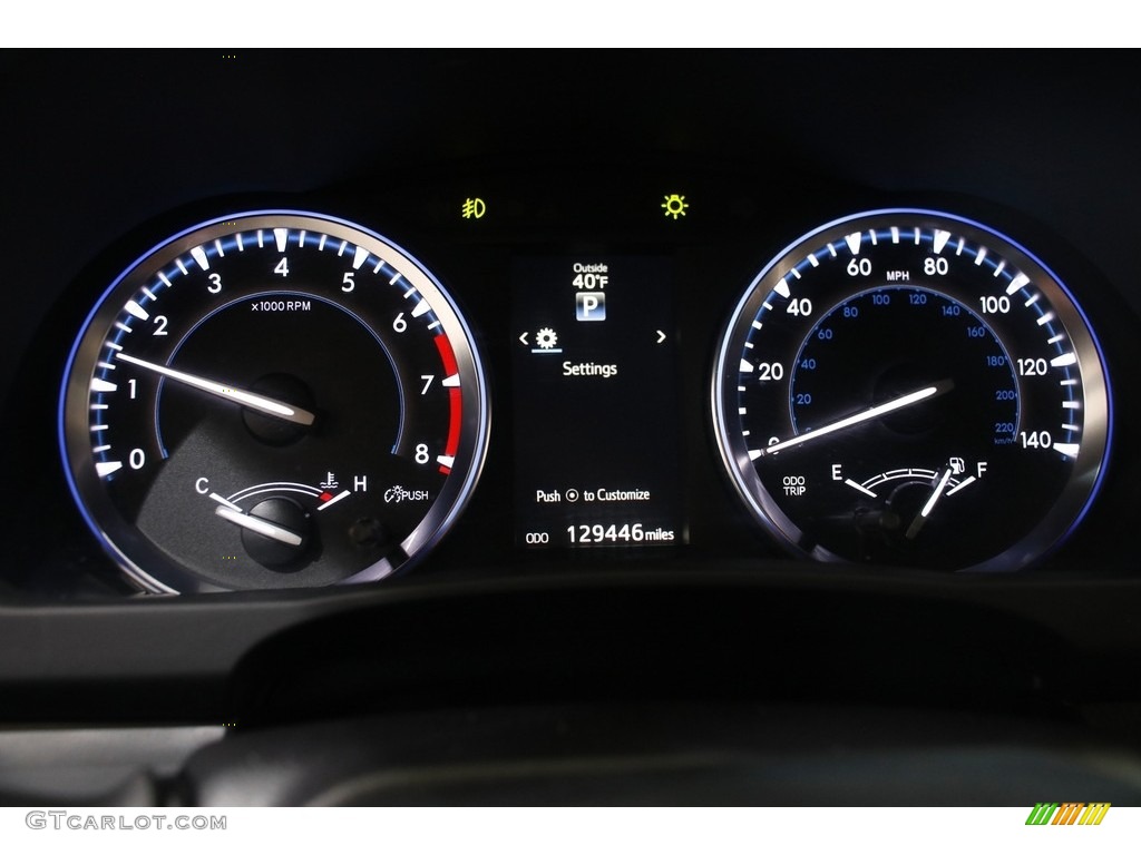 2016 Highlander XLE - Predawn Gray Mica / Black photo #8