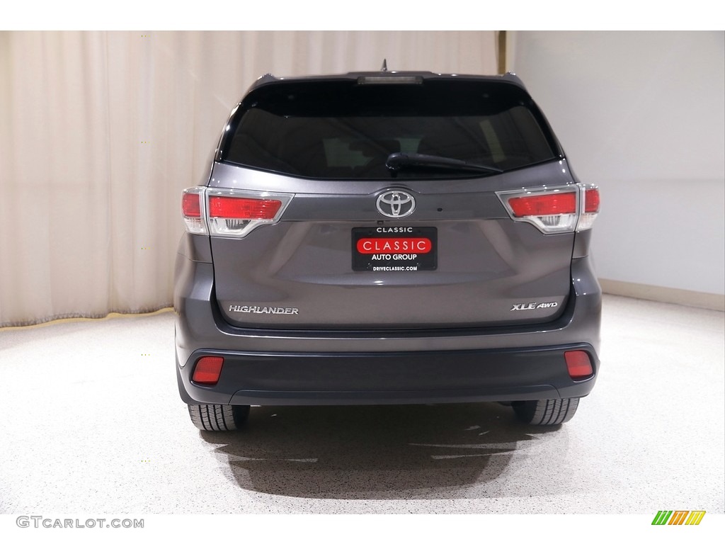 2016 Highlander XLE - Predawn Gray Mica / Black photo #21