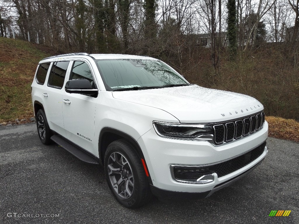Bright White 2023 Jeep Wagoneer Series III 4x4 Exterior Photo #145569996