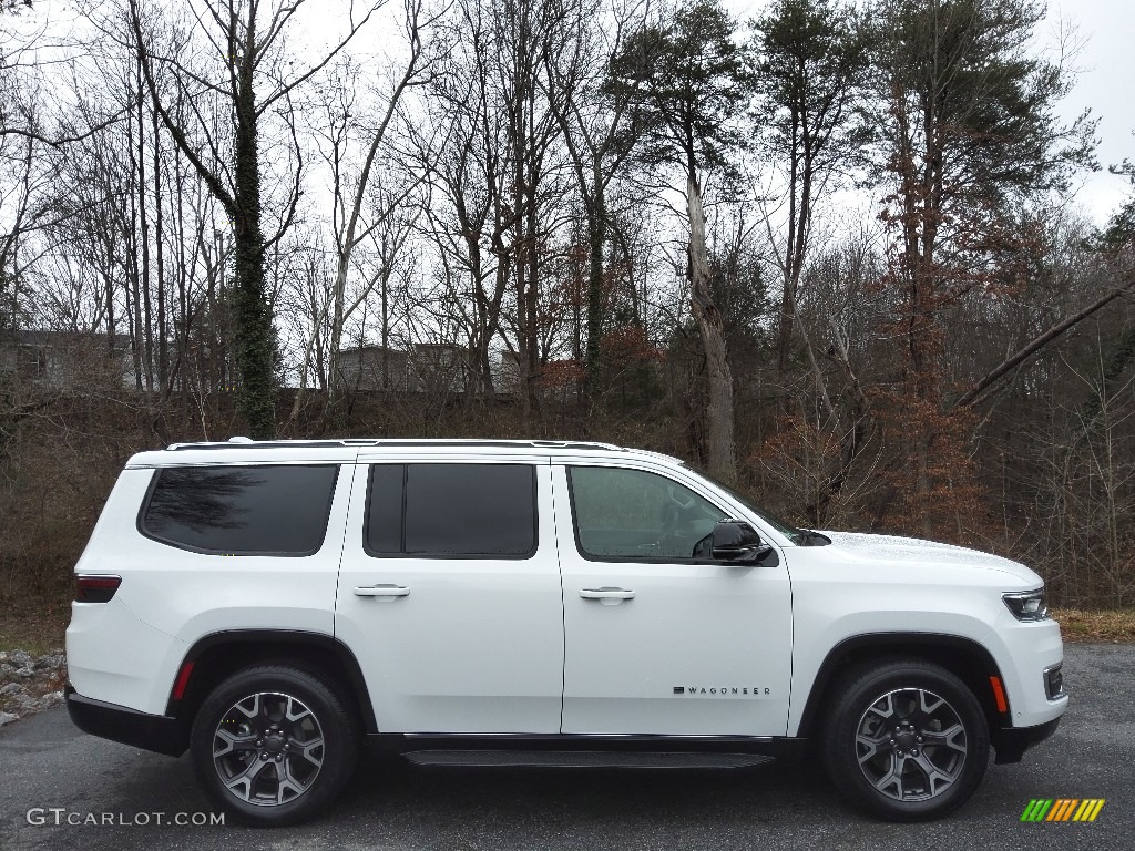 Bright White 2023 Jeep Wagoneer Series III 4x4 Exterior Photo #145570032