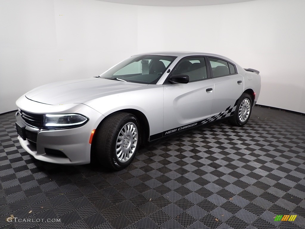 Bright Silver Metallic 2018 Dodge Charger Police Pursuit AWD Exterior Photo #145570419