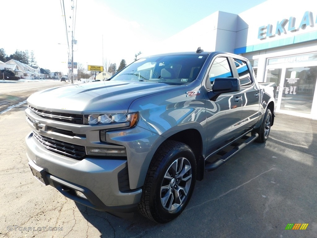2020 Silverado 1500 RST Crew Cab 4x4 - Satin Steel Metallic / Jet Black photo #1