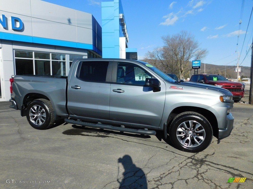 Satin Steel Metallic 2020 Chevrolet Silverado 1500 RST Crew Cab 4x4 Exterior Photo #145570563