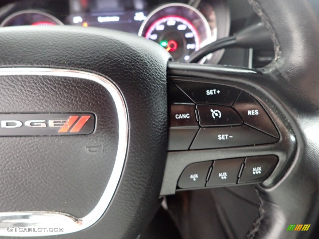 2018 Dodge Charger Police Pursuit AWD Black Steering Wheel Photo #145570698