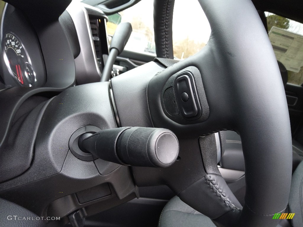 2023 Ram 2500 Big Horn Crew Cab 4x4 Black Steering Wheel Photo #145571451