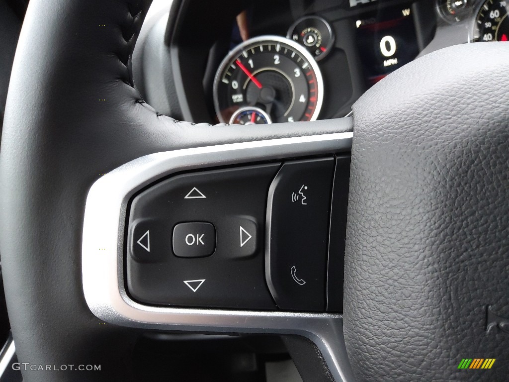 2023 Ram 2500 Big Horn Crew Cab 4x4 Black Steering Wheel Photo #145571654