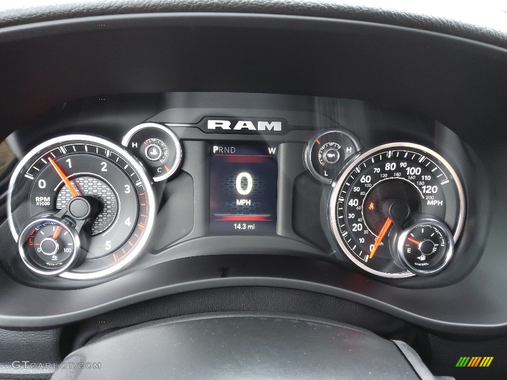 2023 Ram 2500 Big Horn Crew Cab 4x4 Gauges Photo #145571691