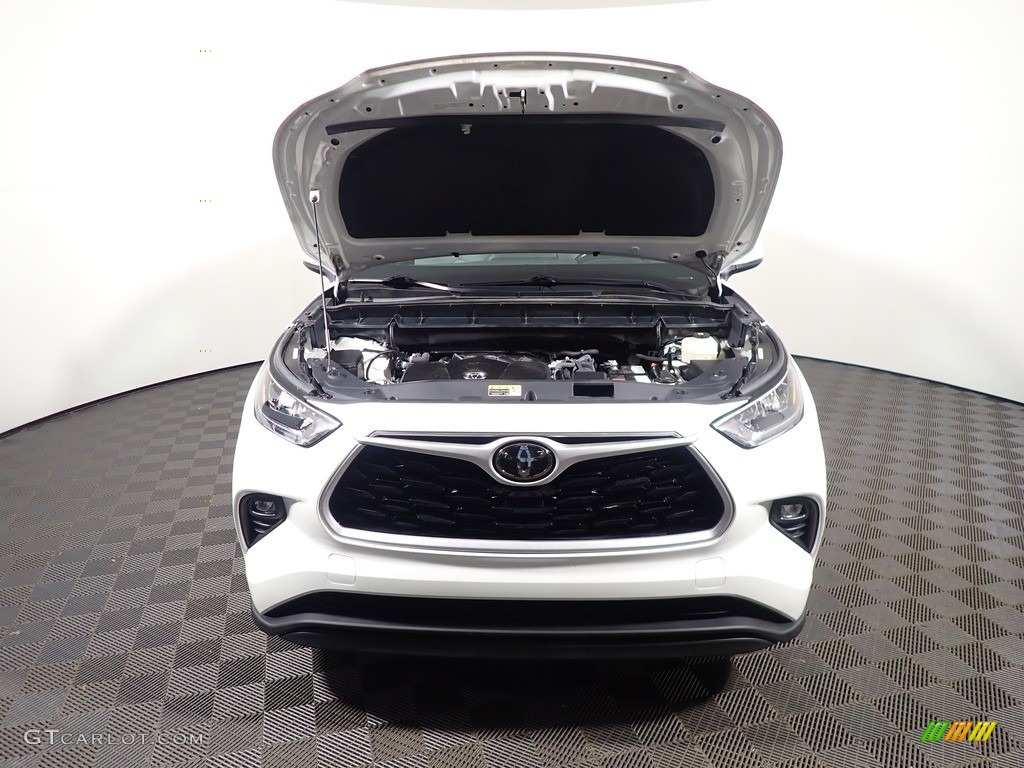 2020 Highlander LE AWD - Blizzard White Pearl / Gray photo #5