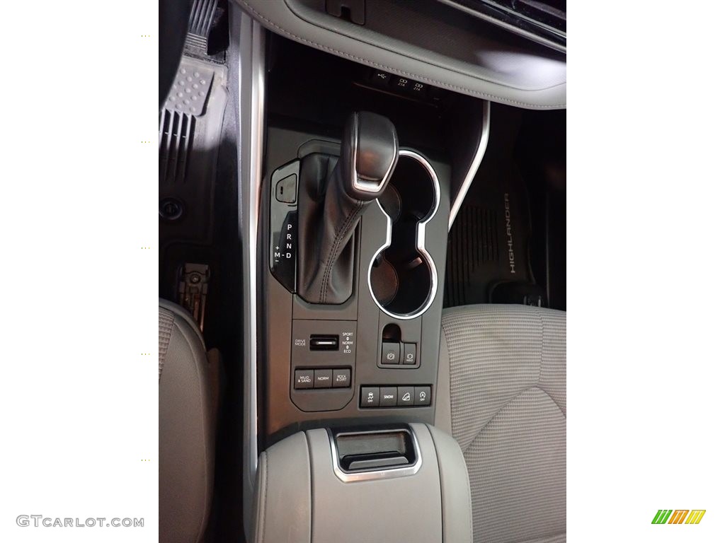 2020 Highlander LE AWD - Blizzard White Pearl / Gray photo #29