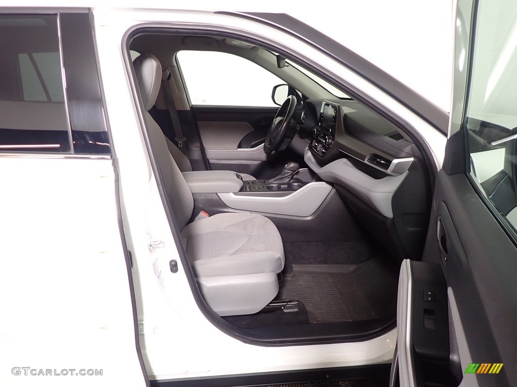 2020 Highlander LE AWD - Blizzard White Pearl / Gray photo #36