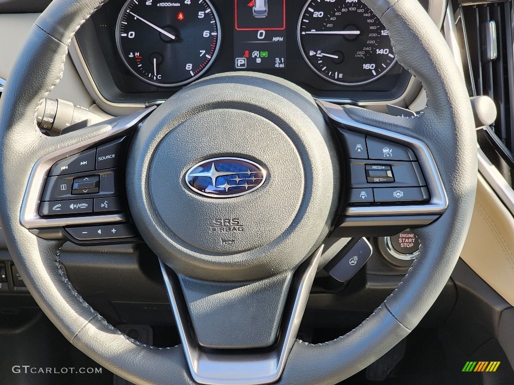 2023 Subaru Outback 2.5i Limited Warm Ivory Steering Wheel Photo #145572558