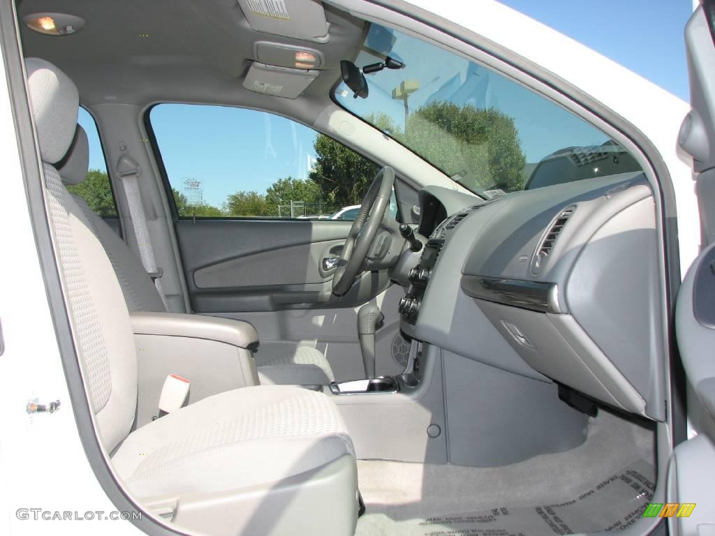 2007 Malibu LT Sedan - White / Titanium Gray photo #9