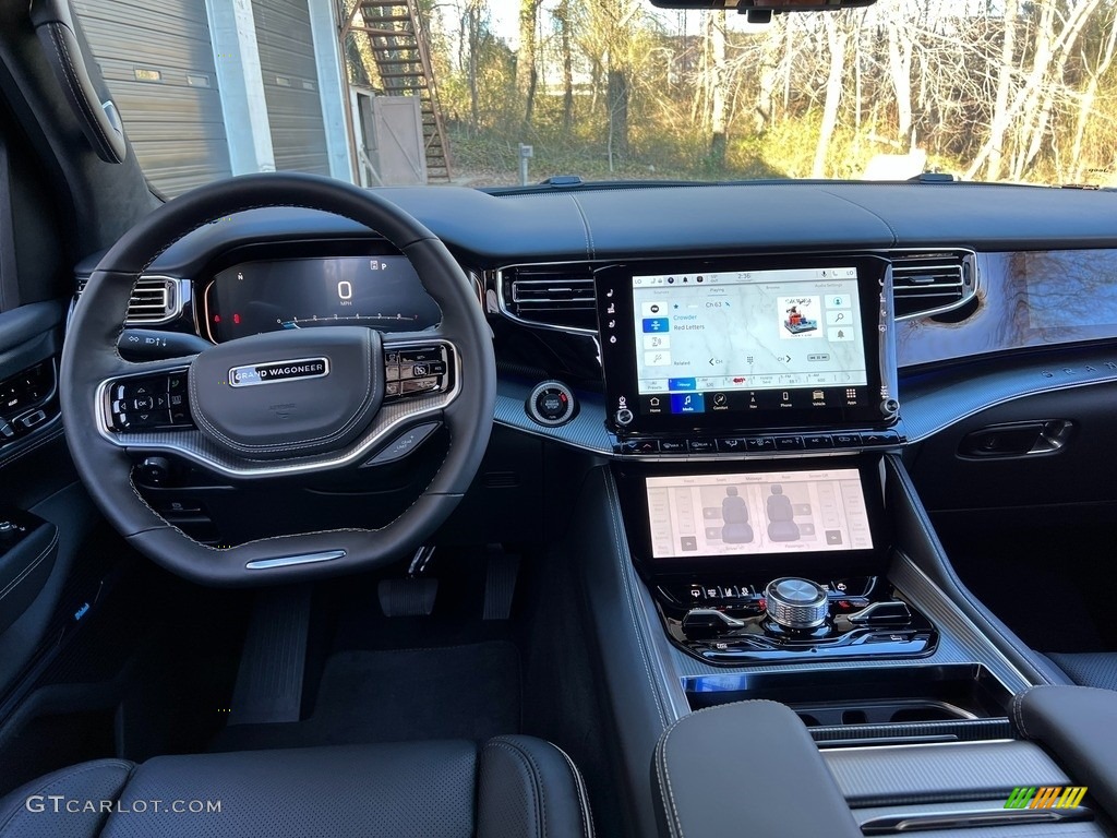 2023 Jeep Grand Wagoneer Obsidian 4x4 Global Black Dashboard Photo #145572882