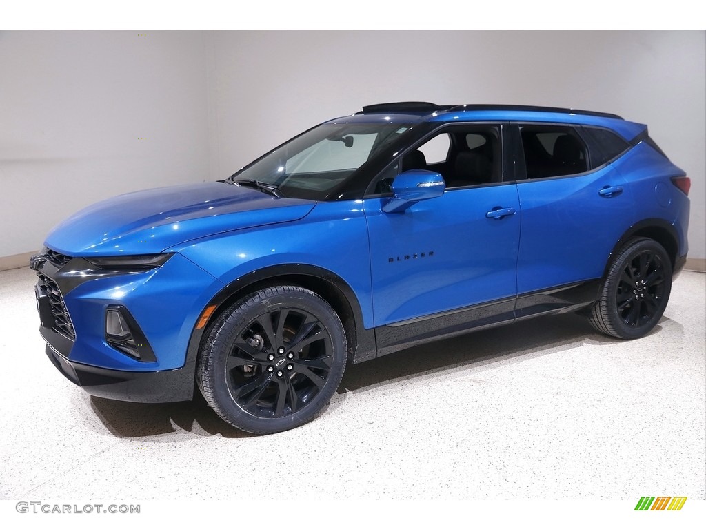 2020 Blazer RS AWD - Bright Blue Metallic / Jet Black photo #3