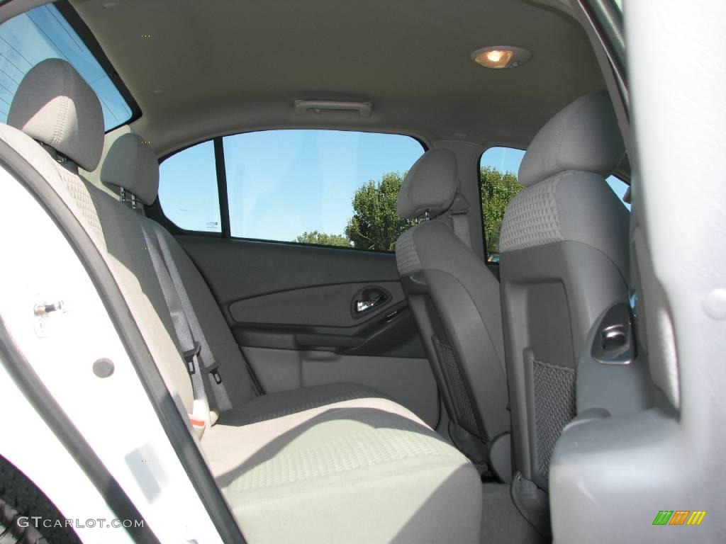 2007 Malibu LT Sedan - White / Titanium Gray photo #10