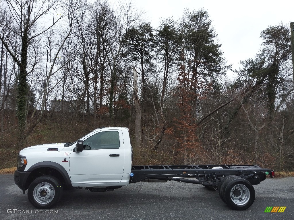 Bright White 2023 Ram 5500 Tradesman Regular Cab Chassis Exterior Photo #145573116
