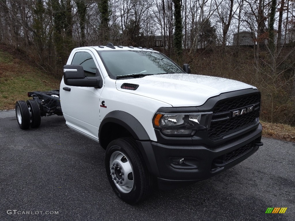 Bright White 2023 Ram 5500 Tradesman Regular Cab Chassis Exterior Photo #145573158