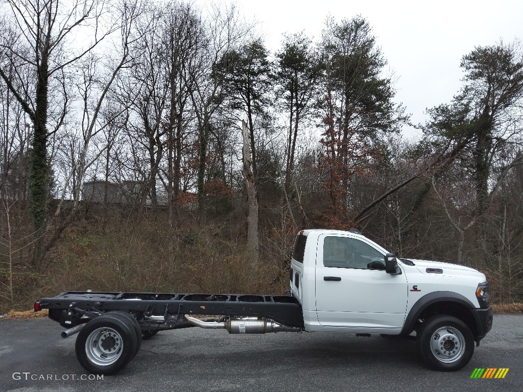 Bright White 2023 Ram 5500 Tradesman Regular Cab Chassis Exterior Photo #145573175