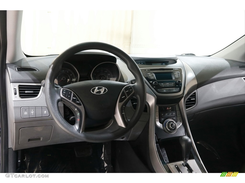 2013 Elantra GLS - Indigo Night / Gray photo #6