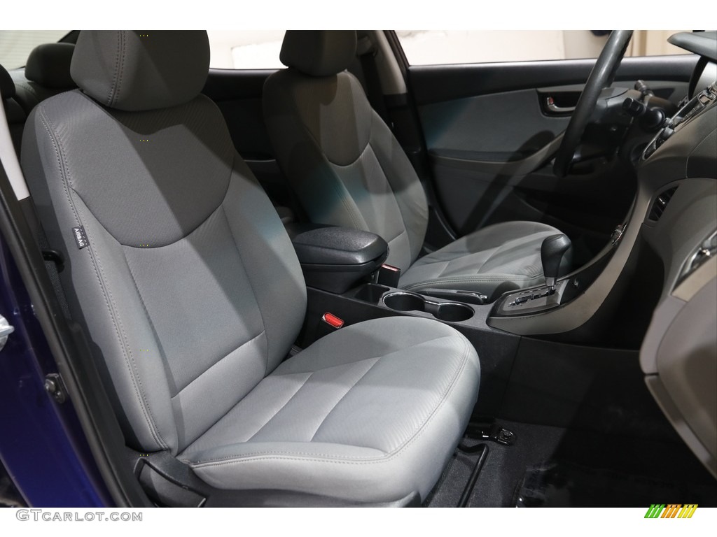 2013 Elantra GLS - Indigo Night / Gray photo #13