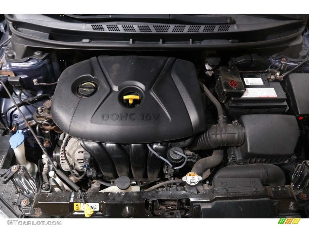 2013 Elantra GLS - Indigo Night / Gray photo #17