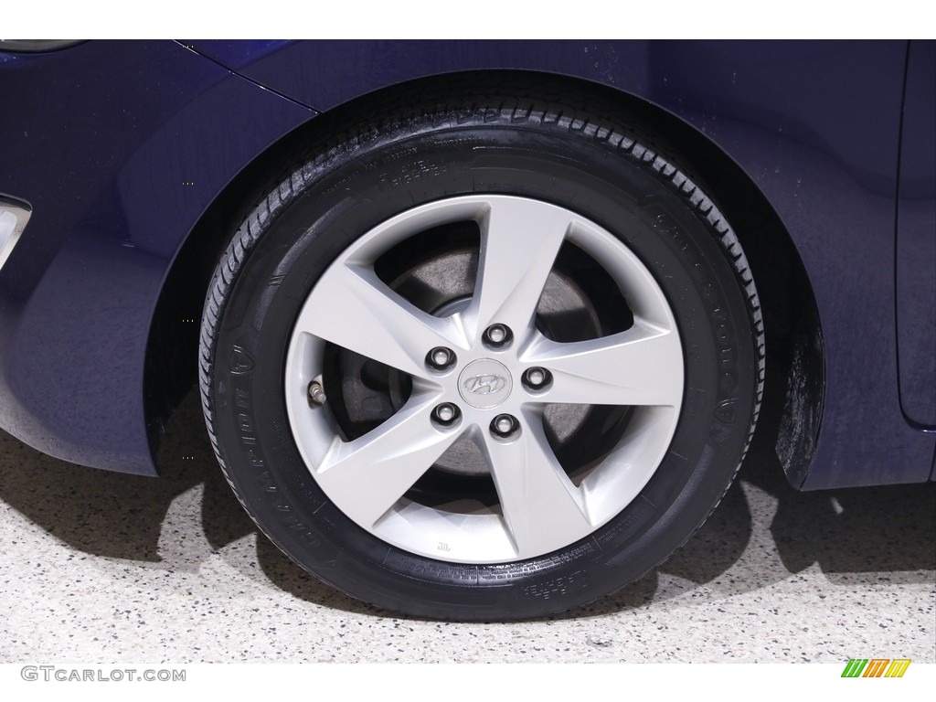 2013 Elantra GLS - Indigo Night / Gray photo #18