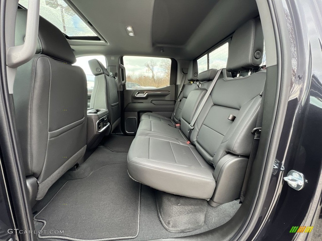 Jet Black Interior 2023 GMC Sierra 1500 SLT Crew Cab 4x4 Photo #145573332