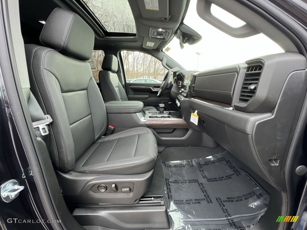 Jet Black Interior 2023 GMC Sierra 1500 SLT Crew Cab 4x4 Photo #145573353