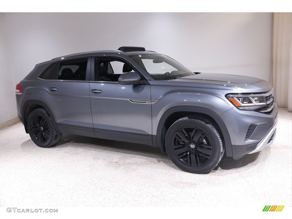 Platinum Gray Metallic 2020 Volkswagen Atlas Cross Sport SE 4Motion Exterior Photo #145573524