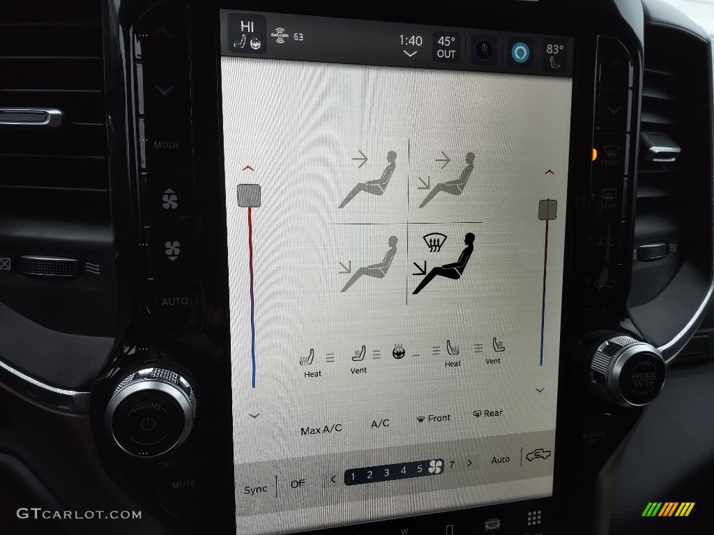 2023 Ram 2500 Laramie Mega Cab 4x4 Controls Photo #145573620