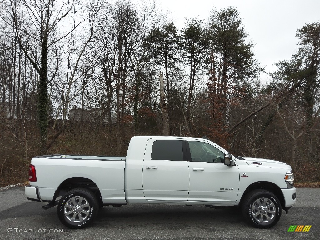 Bright White 2023 Ram 2500 Laramie Mega Cab 4x4 Exterior Photo #145573683