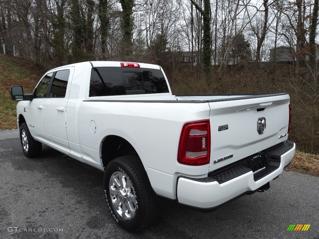 Bright White 2023 Ram 2500 Laramie Mega Cab 4x4 Exterior Photo #145573695