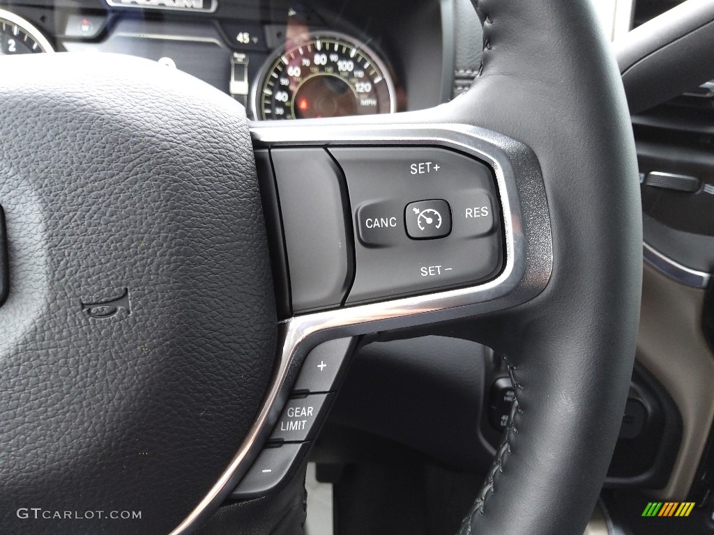 2023 Ram 2500 Laramie Mega Cab 4x4 Black Steering Wheel Photo #145573731