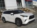 2020 Blizzard White Pearl Toyota Highlander Hybrid Platinum AWD  photo #1