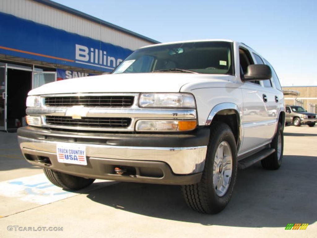 2006 Tahoe LS 4WD - Summit White / Gray/Dark Charcoal photo #2