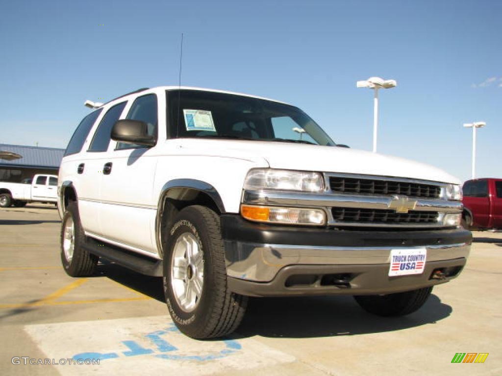 2006 Tahoe LS 4WD - Summit White / Gray/Dark Charcoal photo #3