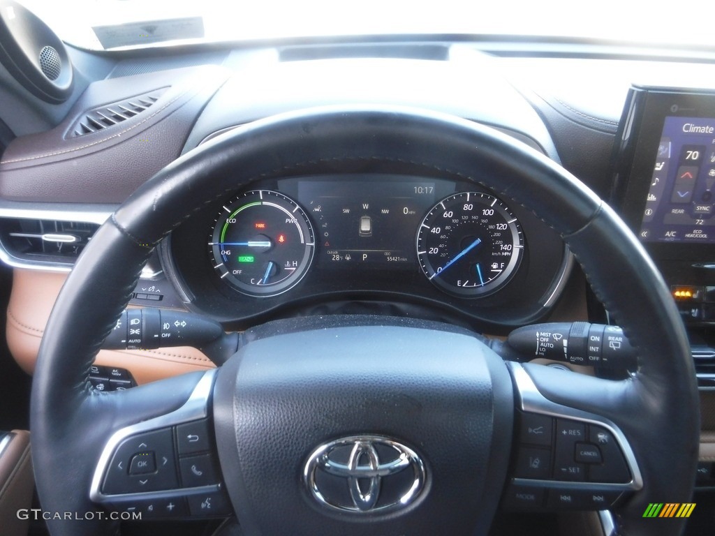 2020 Toyota Highlander Hybrid Platinum AWD Gauges Photos