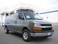 2007 Graystone Metallic Chevrolet Express 2500 Extended Commercial Van  photo #3