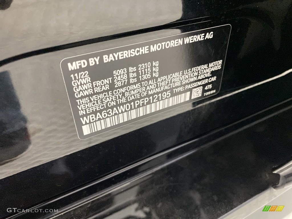 2023 4 Series M440i Gran Coupe - Black Sapphire Metallic / Black photo #26
