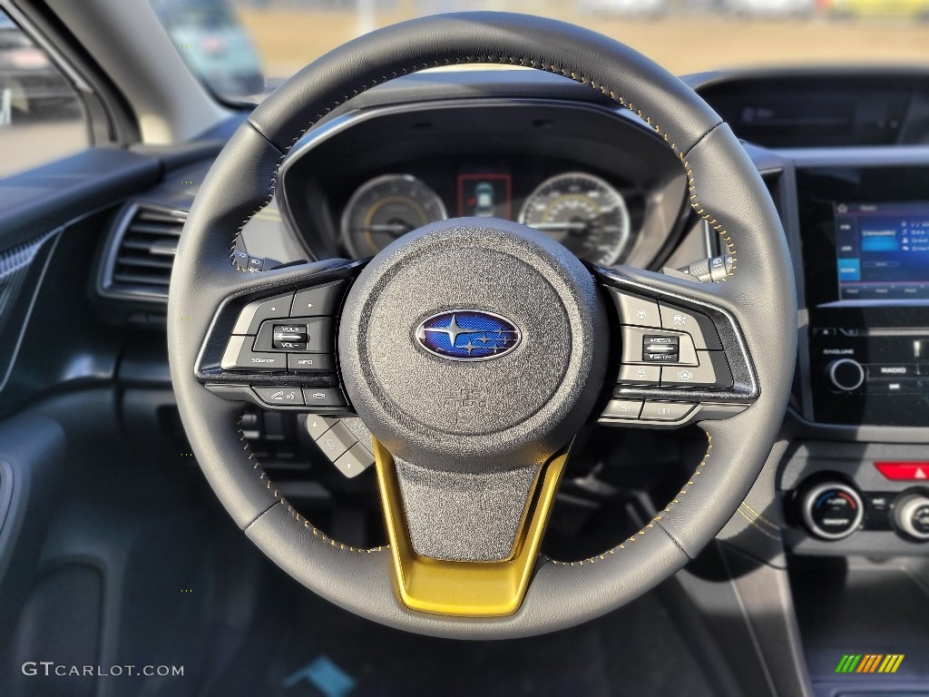 2023 Subaru Crosstrek Sport Black Steering Wheel Photo #145576592